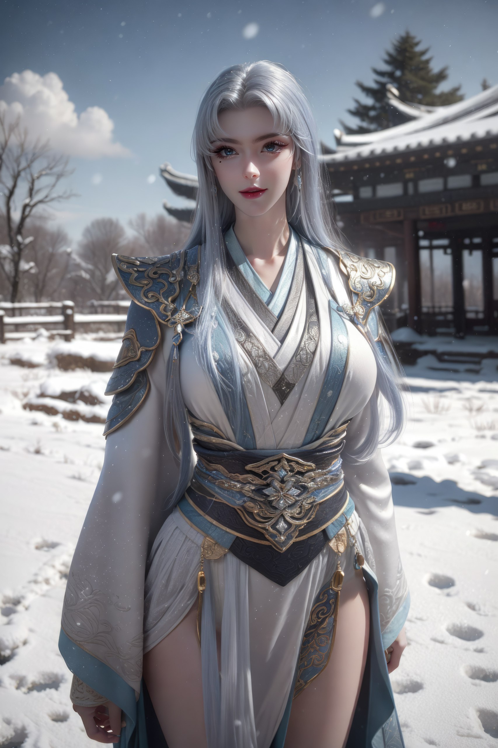 但是她并没